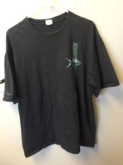Ahi Fish Crazy Shirts Hawaii Mens XL Black T-shirt 100% Cotton
