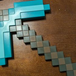 Plastic Minecraft Costume Axe