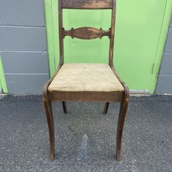 Antique Solid Wood Chair 