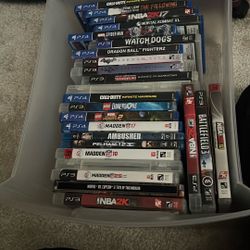 PS3 And PS4 old Games 10 per Game And You Pick What You Want