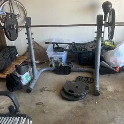Squat Rack(only) Weights And Bar Separate! 