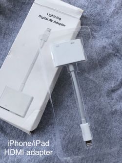 iPhone/ iPad hdmi adapter