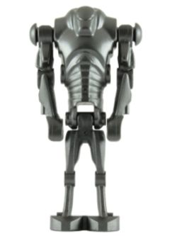 SW0092 Super Battle Droid - Pearl Dark Gray, Wide Head