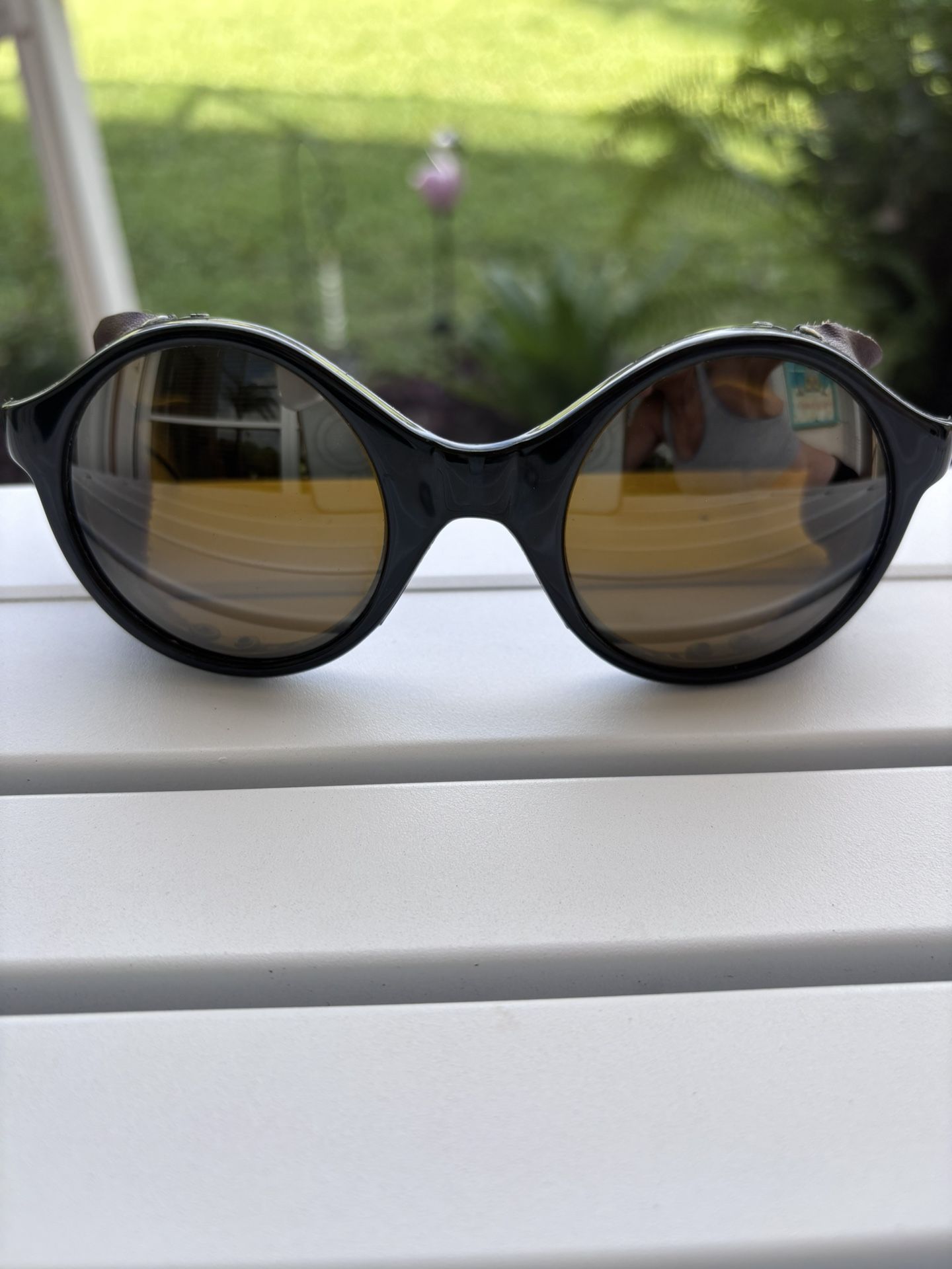 PX Vuarnet Leather Trim Glacier Sherpa Sunglasses