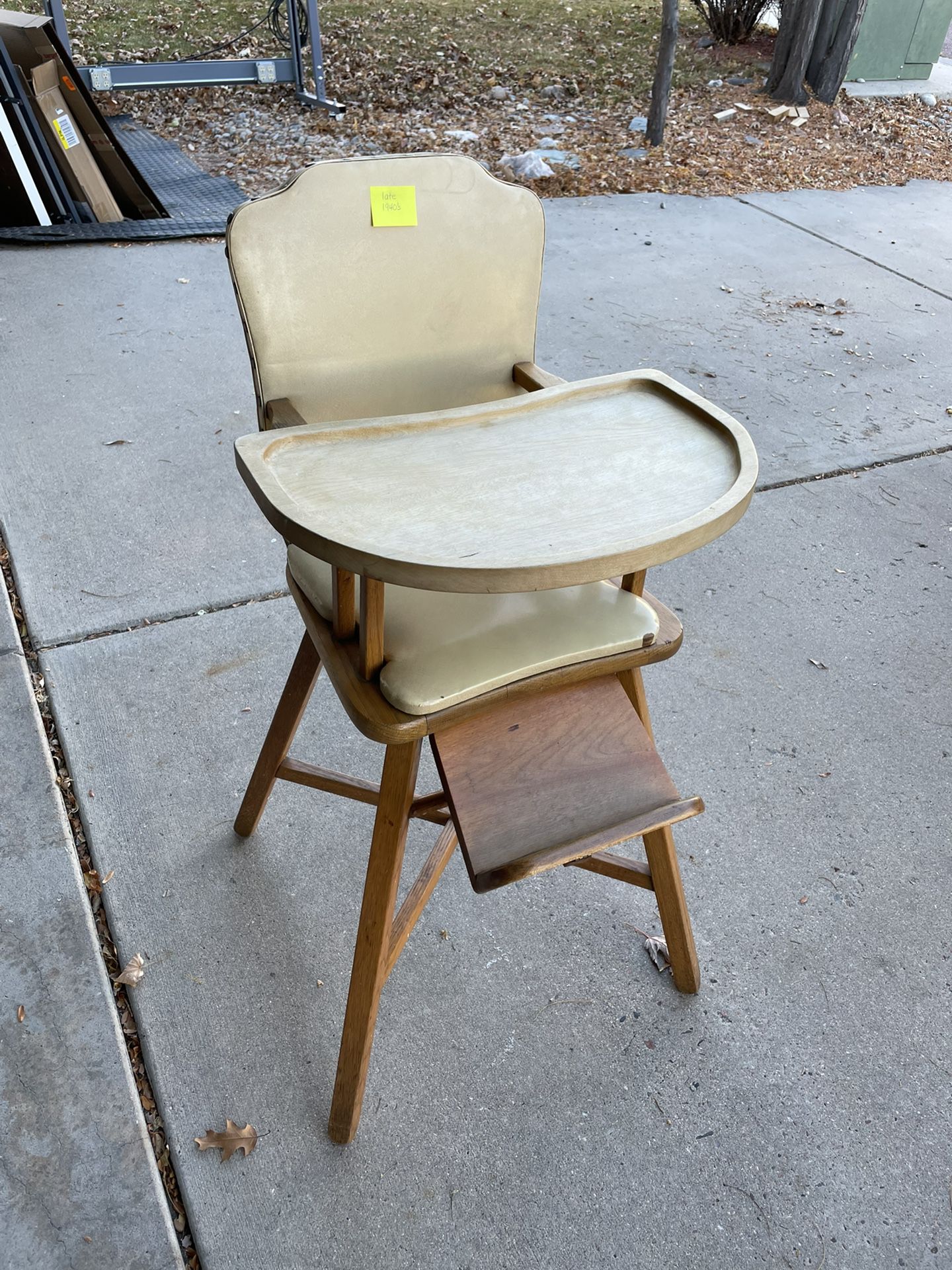1940 Antique High Chair