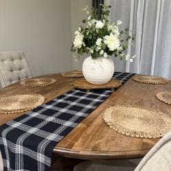 Beautiful Rustic Table Solid Heavy Wood By Ethan Allen (Originally $4,000)