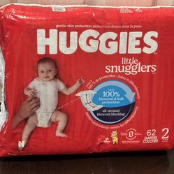 NEW UNOPENED DIAPERS - SIZE 2