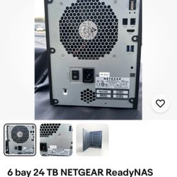 24 TB 6 BAY NetGear Storage 