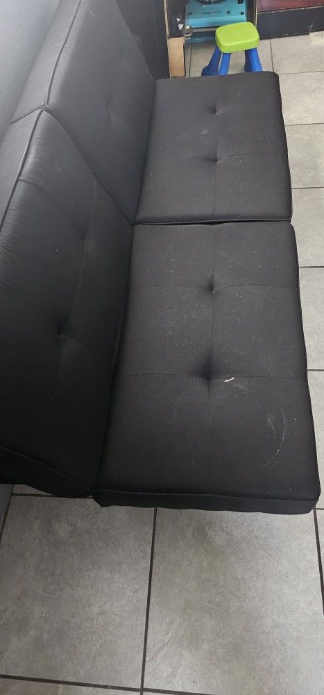 Futon Sofa Black By Room Essentials