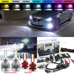 Hid conversion kit - led lights bulb kits - any car headlight - Scion frs xb tc to Toyota Highlander Camry Honda Civic Accord Si Coupe Sedan Ridge Lin