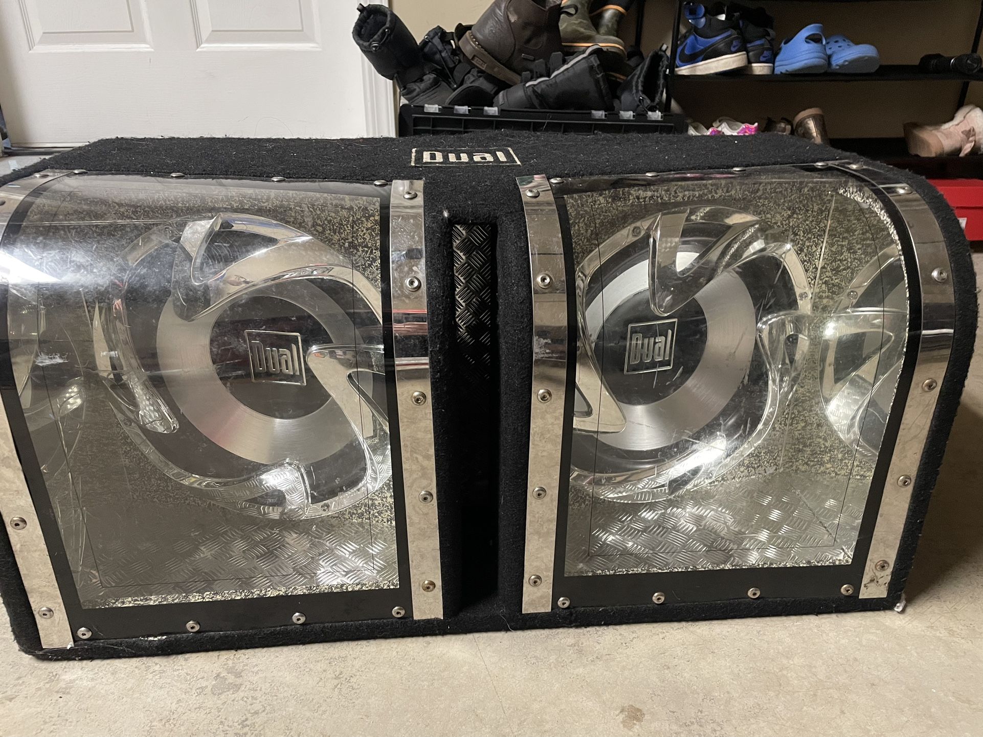 Dual 12” Subs With Powerbass Amp