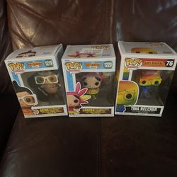 Funko Pops Bobs Burgers Lot 