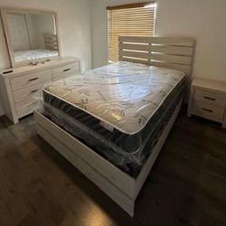 New 4pc Bedroom Set In Box 📦 Buy Now Pay Later $39 Down 