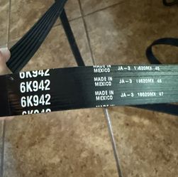 Serpentine Belt 6K942