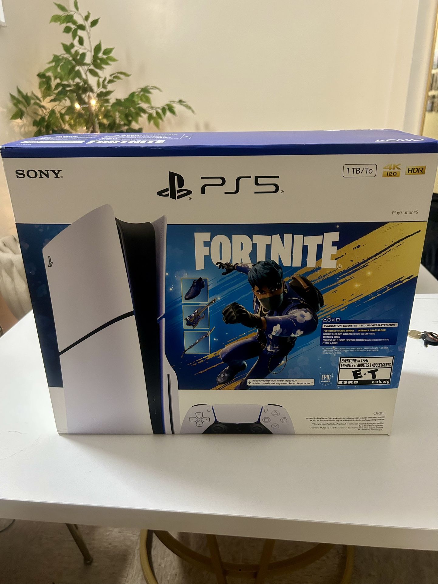 PLAYSTATION 5 DISC FORTNITE FLOWERING CHAOS BUNDLE