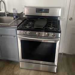 Samsung 30-Air Fry Convection Oven Freestanding Natural Gas