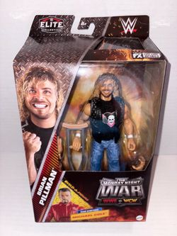 WWE Elite Monday Night War Series 8 Brian Pillman includes BAF Michael Cole