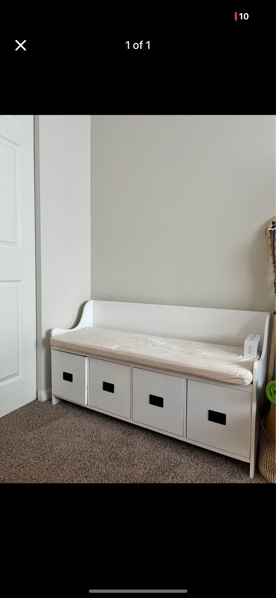 Storage bench / bins