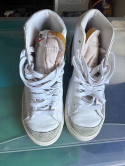White Nike Blazers Hightop
