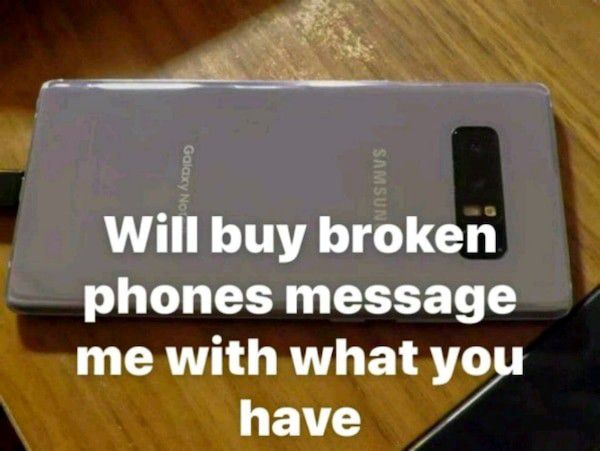 Cash for broken Samsung phones