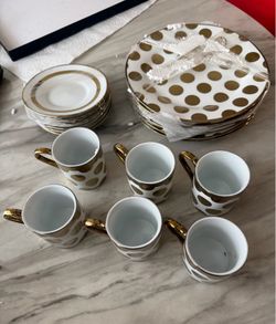 Espresso Cup & Plate Set