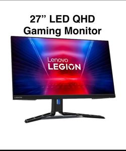 New Other Lenovo Legion 27" LED QHD Gaming Monitor W/ Lift, Tilt, Pivot & Swivel
