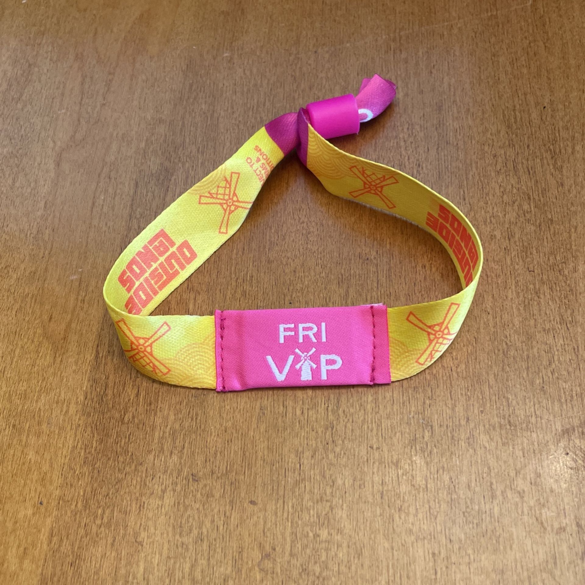 Outside Lands Friday VIP Wristband