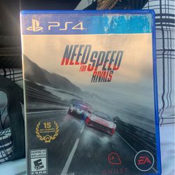 need for speed rivals ps4 game