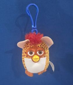 Vintage McDonald's Happy Meal Toy 2000 Furby plush clip-on keychain
