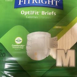 Fit Right Adult Diapers Size Medium 