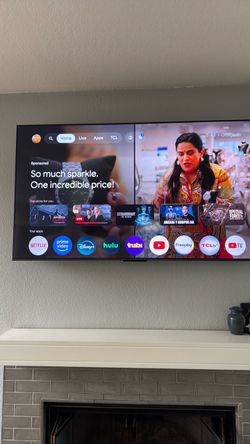 65” TCL Smart TV with Google TV