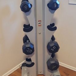 Hoist Vertical Dumbell Rack ONLY (weights sold separately) see description/Milwaukie 