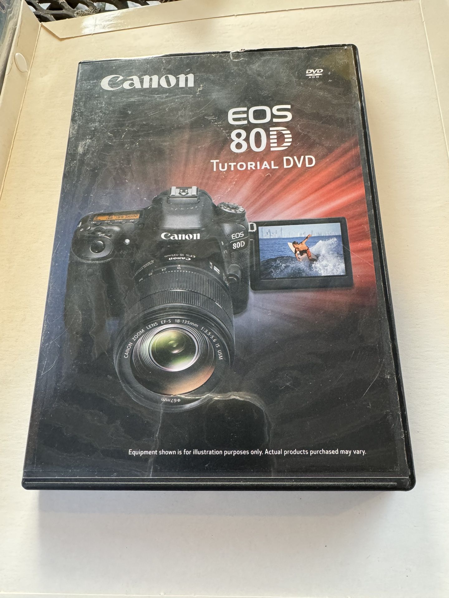 Preowned Canon EOS 80D Tutorial DVD 