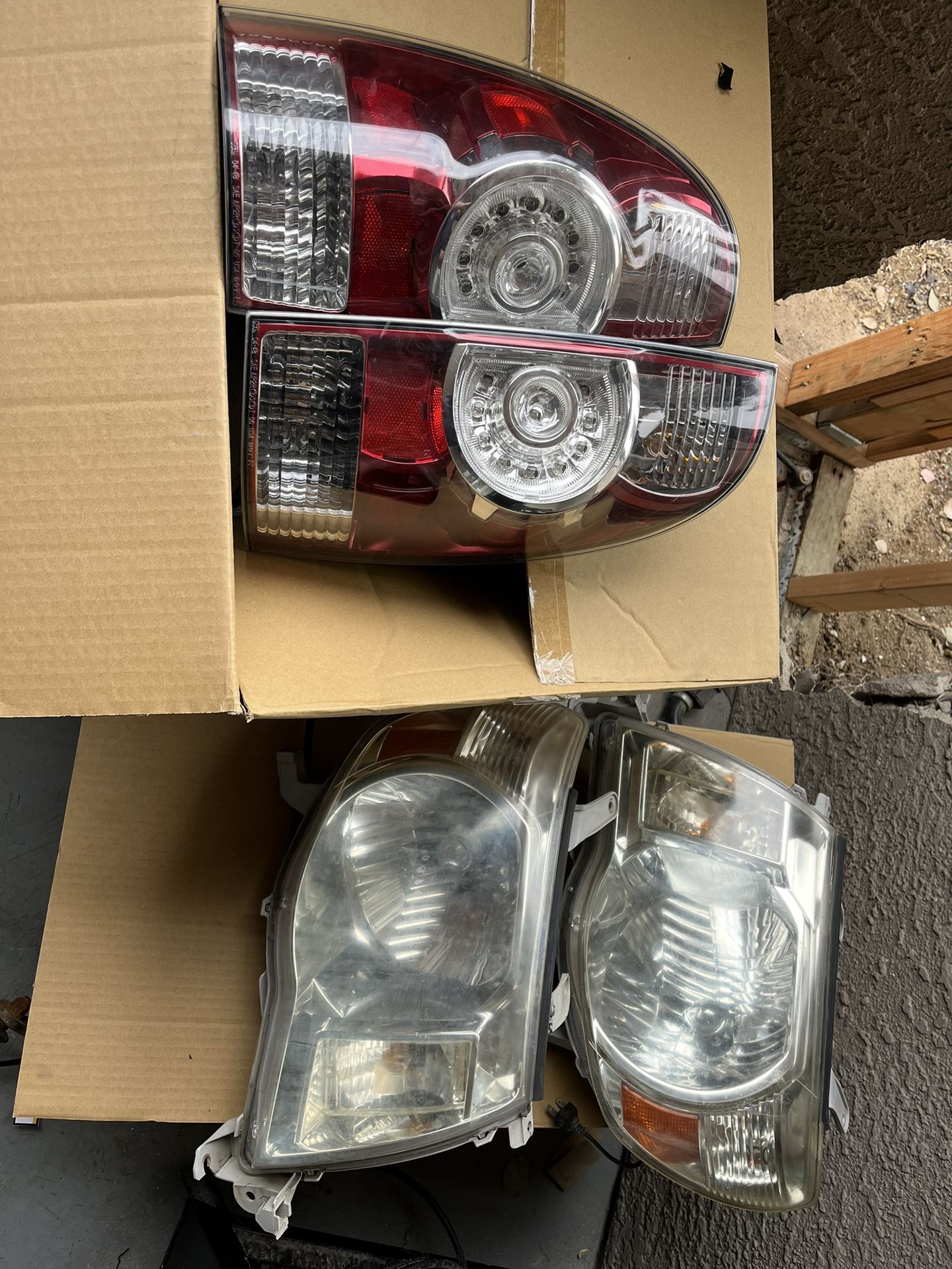 Stock Front And Back Headlights