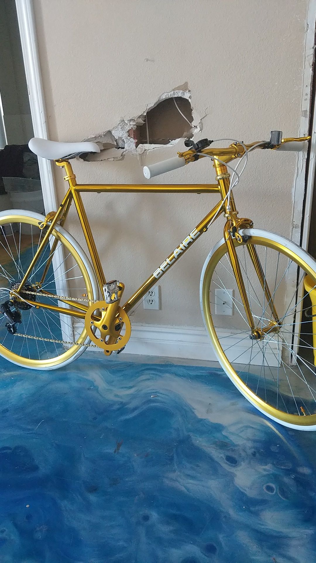 Luc BelAire France gold bike