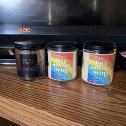 Bath And Body Works Candles 