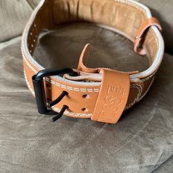 Weight Lift Belt New 100% Leather Size Xl