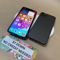Apple IPhone 11 Pro Max - Only $1 Today Pay The Rest Later! 