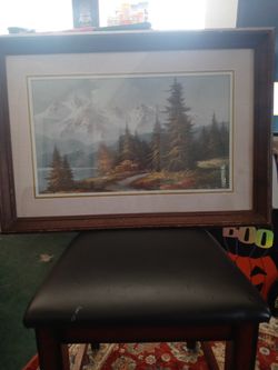 Vintage Picture Signed By Scott