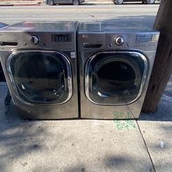 LG WASHER AND GAS DRYER SET SIDE BY SIDE OR STACKED ✅$650✅ FREE DELIVERY AND INSTALLATION. WARRANTY