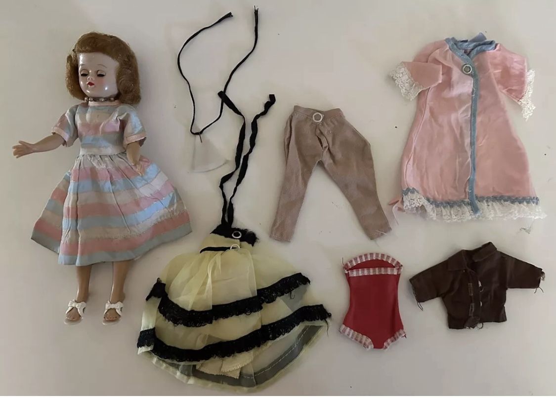 Vintage 1950's Vogue Jill Doll clothes for doll W/ Working Robotic Mechanisms