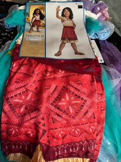 Disney Moana 2 Child Costume Size 4-6X