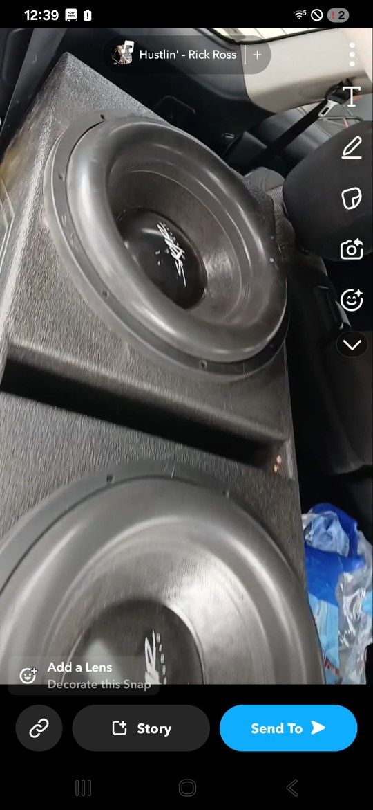 Subwoofer Skar Subs 15inch Subs Box An Amp