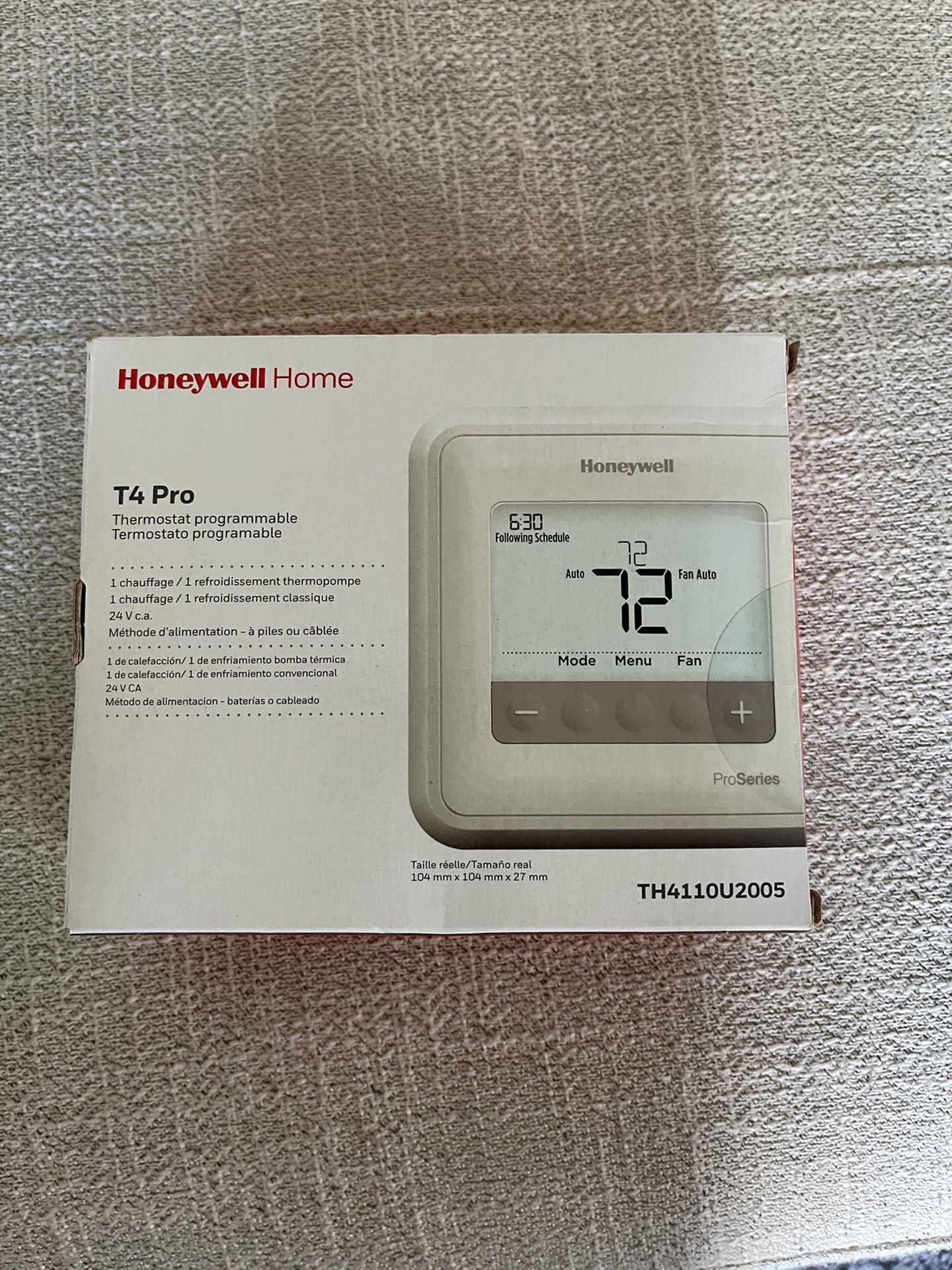 Honeywell Home T4 Programmable Thermostat - Open Box
