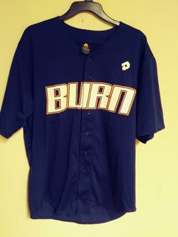 Vintage Dallas Burn Blue Large Jersey De Marini Platinum Squad #4 Shirt