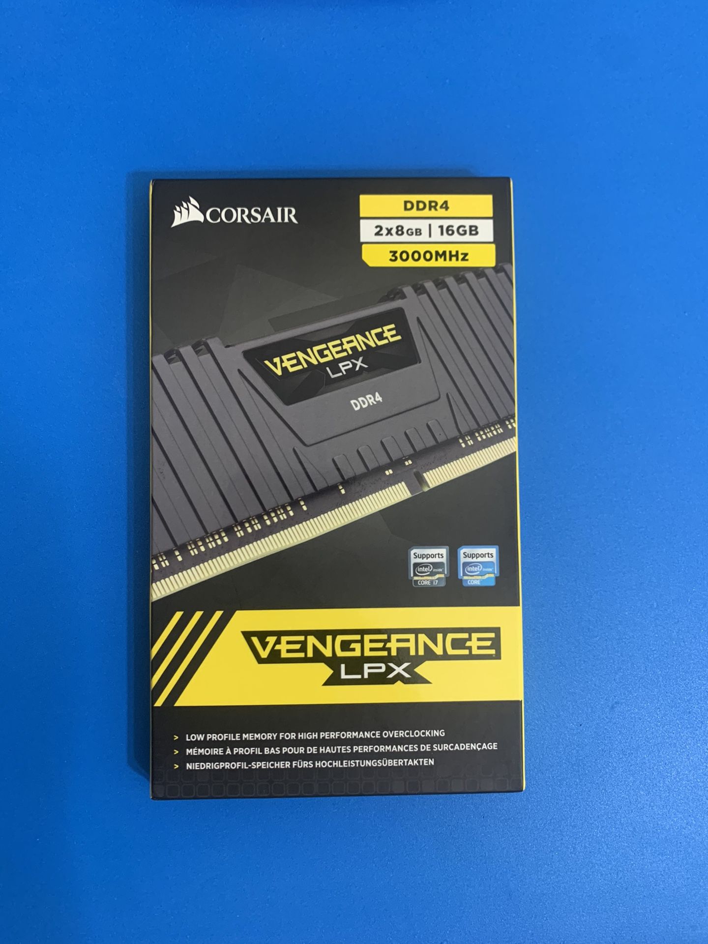 CORSAIR Vengeance LPX 16GB (2x 8GB) 288-Pin SDRAM DDR4 3000 Desktop Memory 24000