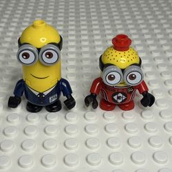 LEGO 75580 AVL Tim and Pit Crew Ron Minifigure Minions Despicable Me See Pics