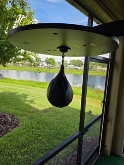 Everlast Dual Station Heavy Bag & Speed Bag Stand (with Speed Bag)