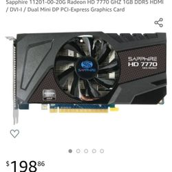 Hd 7770 RADEON PERFECT WORKING CONDITION. 