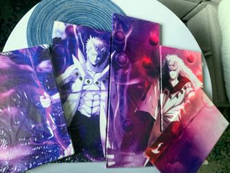 Naruto Anime Art Prints Set of 4